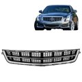 Silvery And Black Front Bumper Grille Lower Mesh Replacement For Ats 2013-2014 