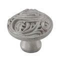 Vicenza Designs K1113p Liscio Small Base Knob Large Satin Nickel 