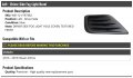 Left Driver Side Fog Light Bezel Textured Finish Compatible With 2016-2018 Nissan Altima