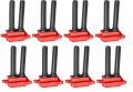 Ena Set Of 8 Red Ignition Coil Pack For Chrysler Dodge Ram Jeep 300 Aspen Challenger Durango Magnum Charger Commander Grand 