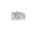 Perko 1214dp1chr Offset Short Side Hinge Chrome Plated Zinc Alloy 2 1 2-inch 