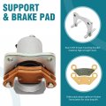 1911415 Rear Brake Caliper Assembly For Polaris Sportsman 400 450 500 570 800 Farmhand Hawkeye 32 Rear Brake Caliper Assembly