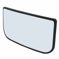 Driver Side Mirror Glass Assembly With Plastic Backing Plate Lower Bottom Towing Compatible 2006-2020 Chevrolet Gmc Silverado
