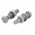Uxcell 10 Set M8x40mm 304 Stainless Steel Hex Bolts W Nuts And Washers Assortment Kit