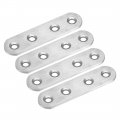 Repair Plate 78mm X 20mm Flat Fixing Mending Bracket Connector With Screws 4 Pcs 