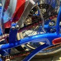 Eaccessories Ea Curved License Plate Relocation Holder Bracket For Harley-davidson Dyna Glide Super 1983-2017 Shock Bolt Spool 
