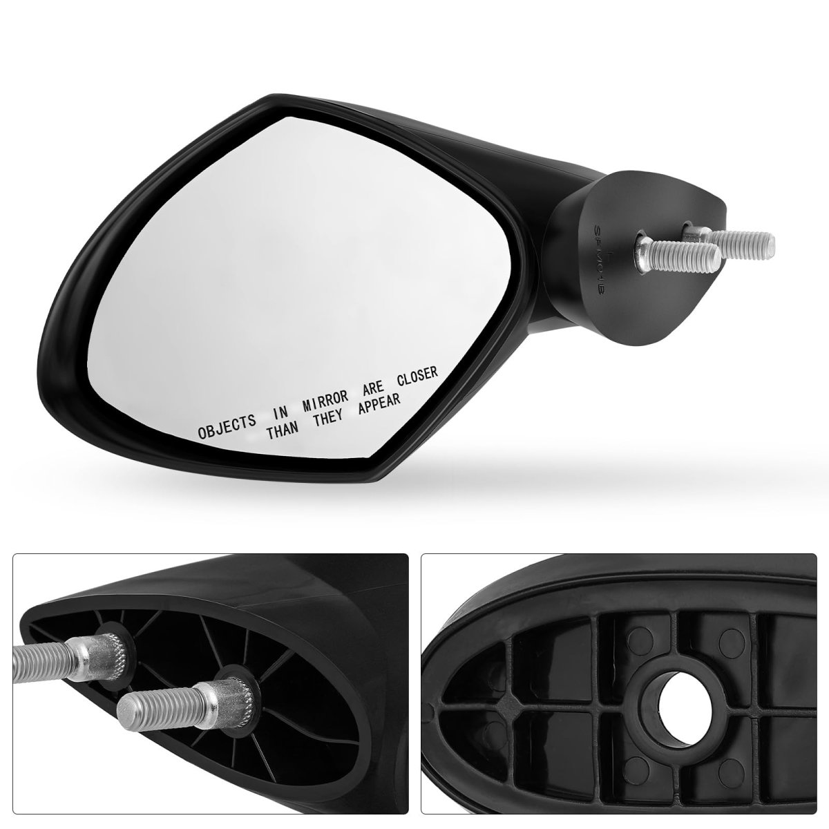 Left Side Mirror For Yamaha Waverunner Fzr Fzs Gx1800 Gx1800a 2009-2016 F2c-u596b-00-00