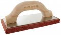 Kraft Tool Pl371 Fine Cell Red Rubber Plaster Float With Wood Handle 8 X 4 5 8-inch 