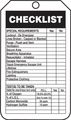 Accuform Signs Tcs319ptp Confined Space Status Tag Legend Entry Permit Checklist 5 75 Length X 3 25 Width 0 015 Thickness 