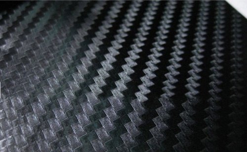 3d Carbon Fiber Film Twill Weave Vinyl Sheet Roll Wrap 72 X 60 Black