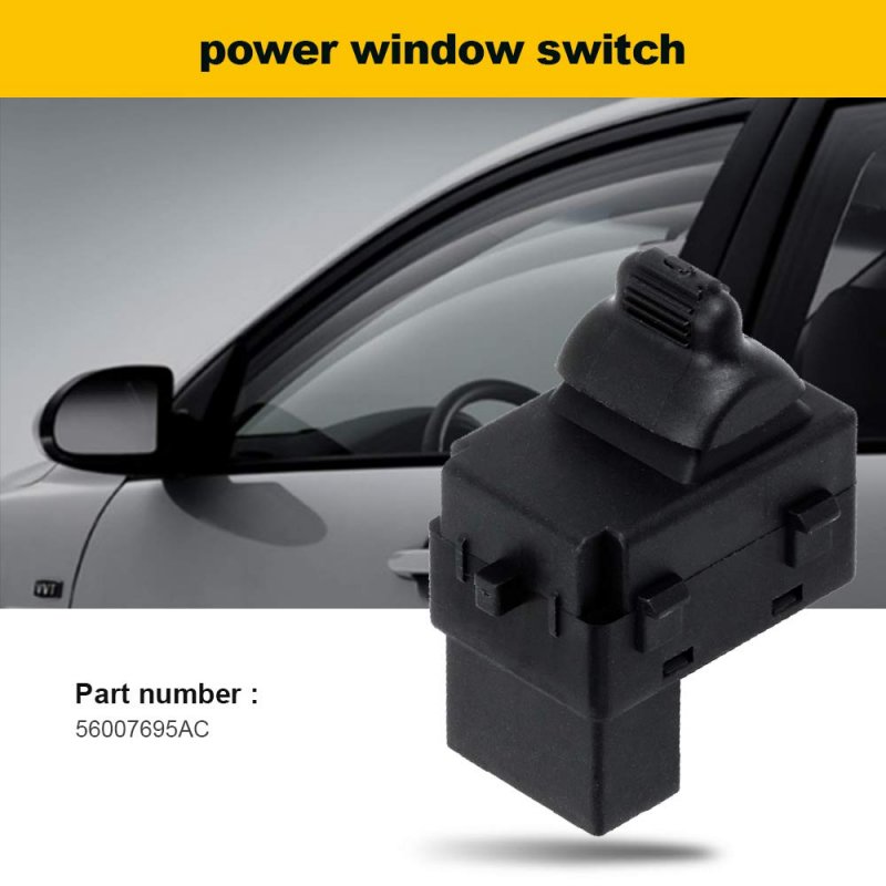 Power Window Switch Single Button Replacement Parts Fits For Chrysler Dodge Replace 56007695ac