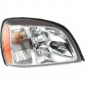 Headlight For 2004-2005 Cadillac Deville Right Clear Lens With Bulb 
