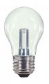 Satco S9150 Medium Bulb In Light Finish 3 31 Inches Clear