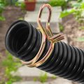 15pcs Double Wire Spring Hose Clamps 15mm Inner Dia Fit 15-16 5mm Od Fuel Line Silicone Tube Clips Color Zinc 
