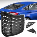 Rear And Side Window Louvers For Ford Fusion 2013-2021 Abs Windshield Sun Shade Cover In Gt Lambo Style Matte Black 