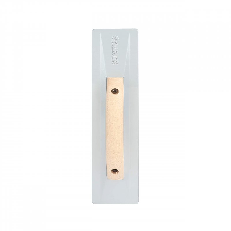 G06150 Cast Magnesium Hand Float Bevel End 16 In Length And 3 5 Width With Tapered Pre Broken Blade Smooth Wood Handle