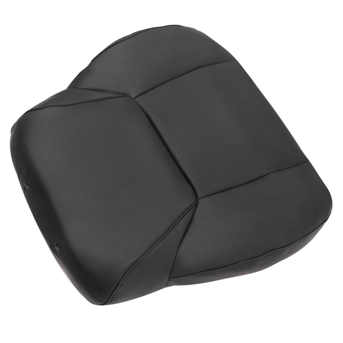 Perforated Black Front Driver Side Bottom Top Replacement Microfiber Leather Seat Covers For Lexus Lx570 2008 2009 2010 2011