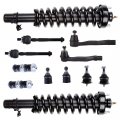 Stabilizer Bar Link Kit Front Strut Spring Assembly Tie Rod End Ball Joint Suspension Parts Fits 1992 1993 1994 1995 For Honda 