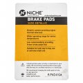 Niche Front Left Brake Pad Set For Honda Pioneer 1000 5 06431-hl4-a01 06431-hl6-a01 06431-hl8-a11 Semi-metallic