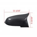 Astra Depot Left Right Door Wing Side Rear View Mirror Cover Cap Compatible With Bmw 2014-2018 F01 F02 730 740 750 760 Carbon