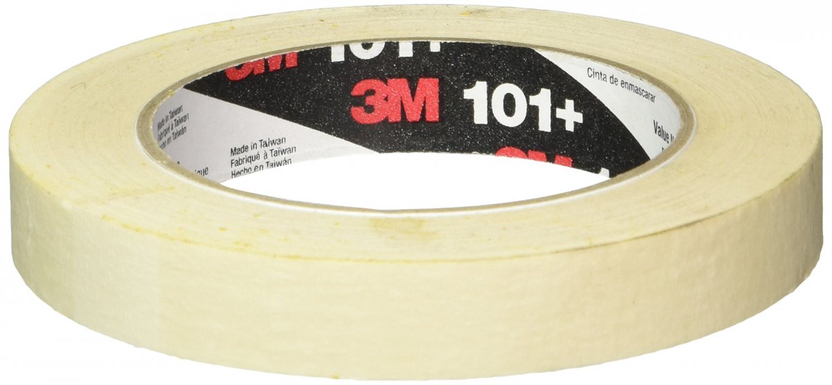 3m 101 Value Masking Tape 0 75 Inch X 60 Yards Tan