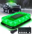 Lumenix Green 72-led Rooftop Strobe Beacon Mini Lights Bar Magnetic Emergency Flashing Warning Caution Traffic Light For Ems 