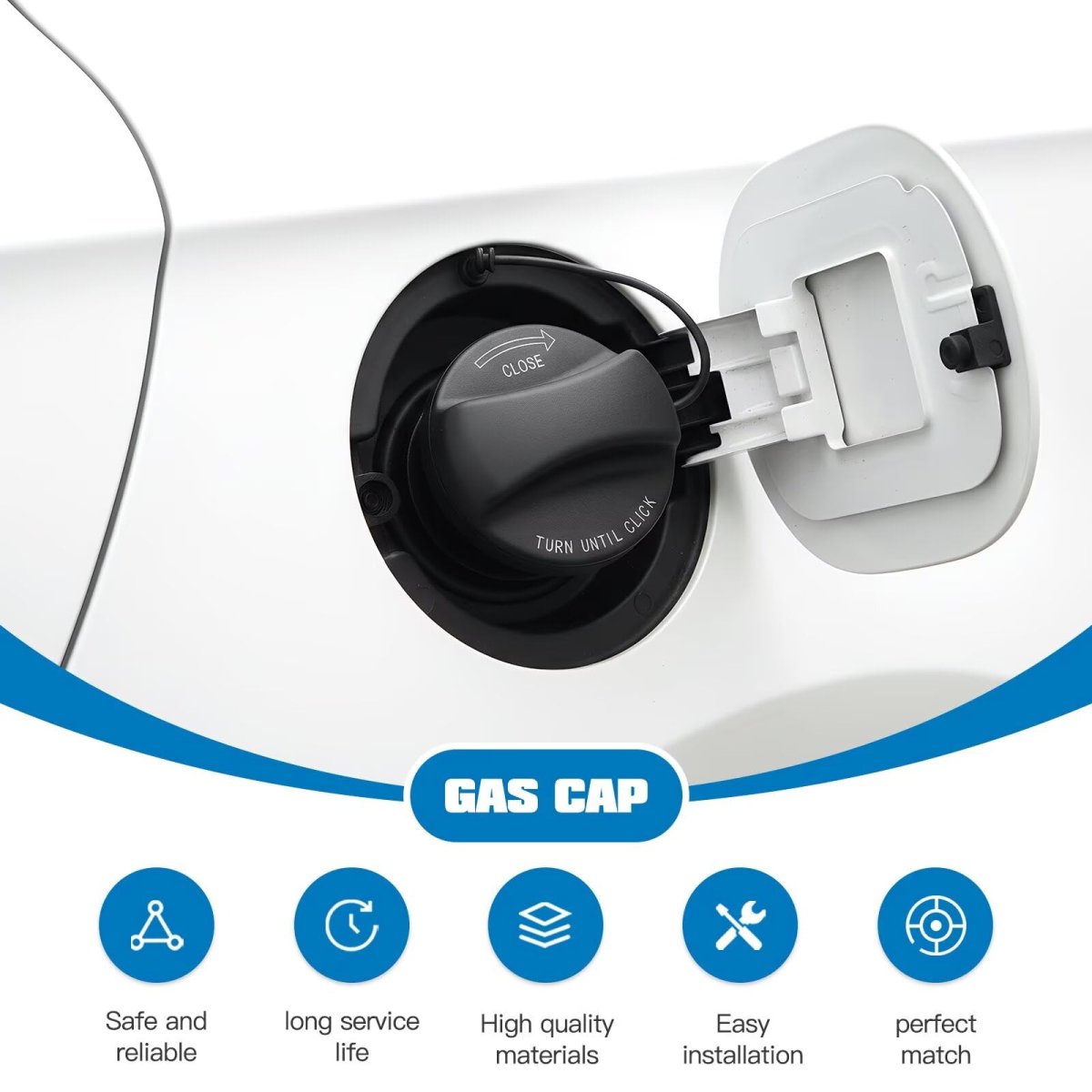 2026 Version 16117222391 10844 31848 Fuel Tank Gas Cap Assembly For Bmw 330ci 2001-2005