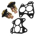 Marine Thermostat Cover Gasket Set For Yamaha 2 Stroke 3 To50hp 2 Pack Replace 6e5-12411-00 6e5124110 6h3-12411-11-00 