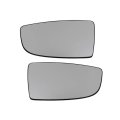 Lower Mirror Glasses For Ford Transit 150 250 350 2015 To 2019 Driver And Passenger Side Pair With Backing Plate Non Heated 