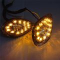 Smoke Flush Mount Led Turn Signals Light For Honda Cbr 600 F4i 2001 2002-2007