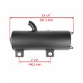 Caltric Muffler Silencer With Gaskets Compatible Polaris 1261006-489 1261006-029