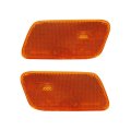 Side Marker Light Assembly Pair For 2000 2001 2002 Mercedes Benz E320 Sedan Driver And Passenger Replaces Mb2570104 Mb2571104 