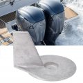 822157t2 Outboard Trim Tab Anode Boat Motor Aluminum Alloy Replacement For Mariner 25a 50 Hp 2 4 Stroke