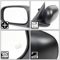Auto Dynasty Oe Style Powered Heated Left Driver Side View Door Mirror For Dodge Dakota 05-11
