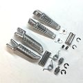 Polish Front Rear Foot Pegs Footrest Kit For Suzuki Gsxr 600 750 2000-201 1000 2000-2011