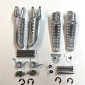 Polish Front Rear Foot Pegs Footrest Kit For Suzuki Gsxr 600 750 2000-201 1000 2000-2011