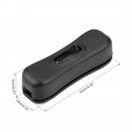 Uxcell Inline Cord Switch Ac 250v 2a Spst Feed-through Rocker For Bedroom Table Lamp Desk Light Black Pack Of 10