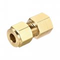 Uxcell Compression Tube Fitting G1 4 Female Thread X 8mm Od Straight Coupling Adapter Brass