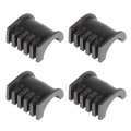 Black 4 X Rear Steering Post Bushing Replacement For Polaris Ranger 800 4x4 6x6 2010 2011 2012 