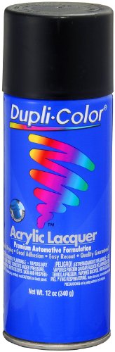 Dupli-color Dal1608-6 Pk Semi-gloss Black Premium Lacquer 12 Oz Aerosol Case Of 6