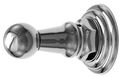 Chrome Towel Robe Hook Holder W Pawn-shaped Wall Mount 