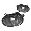 Uframe Clear Lens Fog Light Lamps Compatible With Audi A6 2005 06 07 08 Pair Bumper Front Replacement