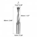 Uxcell Brad Point Drill Bits For Wood 7mm X 68mm Right Turning Carbide Woodworking Carpentry Drilling Tool
