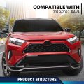 Front Bumper Grille Insert Upper Trim Molding For Toyota Rav4 2019-2022 531230r050 To1213112 Right