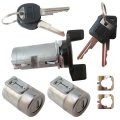 Ignition Key Switch Cylinder Set 701400 700843 Car Door Lock Kit Fit For Chevrolet C2500 Wt Standard Cab Pickup 2-door 6 5l 