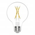 Ge Ultra Bright Led Light Bulbs 100 Watt Equivalent Soft White Clear G25 Globe 8 Pack 