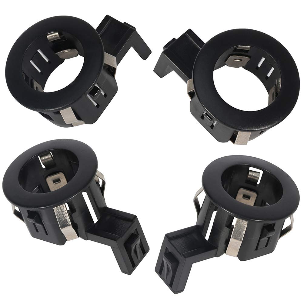 4pcs Parking Assist Sensor Retainer 89348-34020 For 2013-2014 Rx350 And Rx450h Black Plastic Reversing Radar Sensors