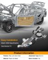 A-premium Power Window Regulator With Motor Compatible Dodge Caliber 2007-2012 Hatchback Rear Driver Side