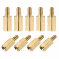Uxcell M2 5x8mm 5mm Male-female Brass Hex Pcb Motherboard Spacer Standoff For Fpv Drone Quadcopter Computer Circuit Board 20pcs