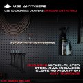 Abn Metal Socket Organizer Tray 3pc Set 1 4in 3 8in 2in Drive Rail Clips